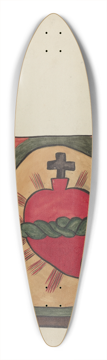 E. Boyd - Retablo 39.3 inch art pintail longboard deck