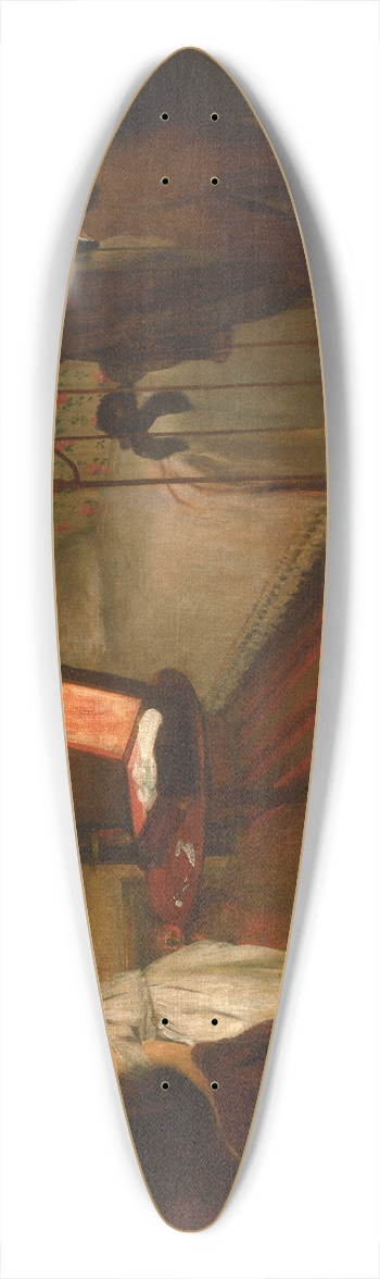 Edgar Degas - Interior 39.3 inch art pintail longboard deck