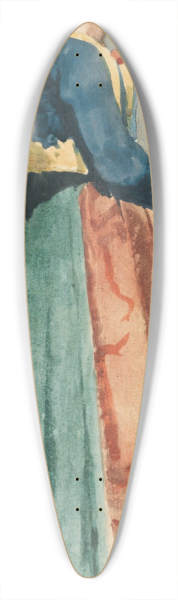Edgar Degas - Italienne 39.3 inch art pintail longboard deck