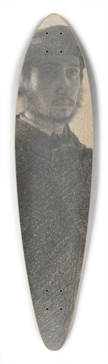 Edgar Degas - Self-Portrait 39.3 inch art pintail longboard deck