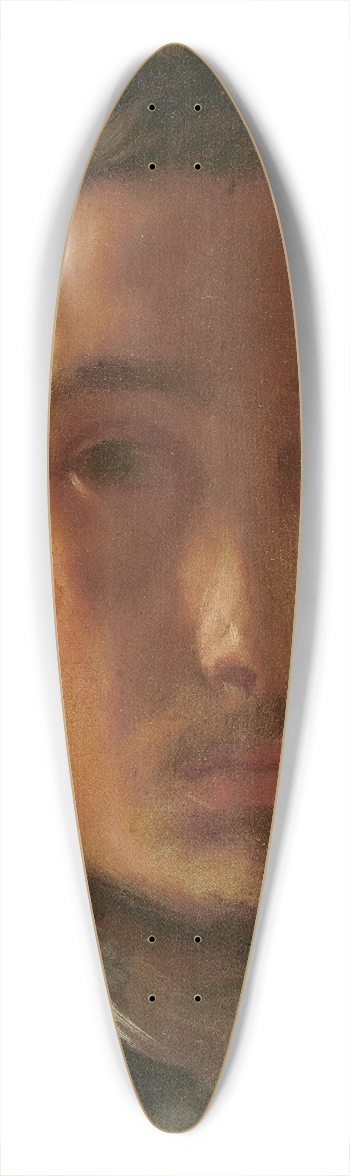Edgar Degas - Self-Portrait with White Collar 39.3 inch art pintail longboard deck