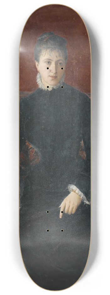 Jean Braud - Portrait deReine Bourdais 8.25 inch art skate deck