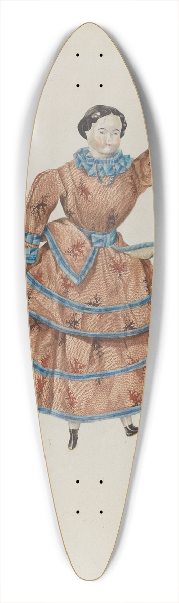 Edith Towner - Doll  Abbie 39.3 inch art pintail longboard deck