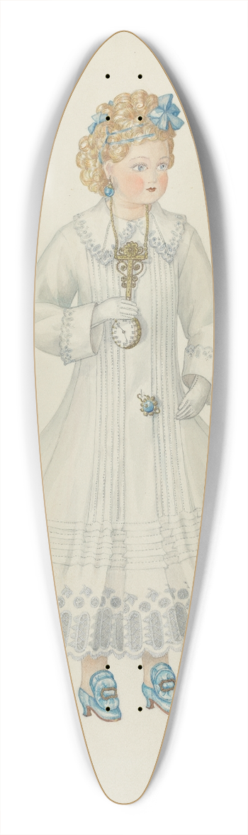 Edith Towner - Doll  Retta Hervey 39.3 inch art pintail longboard deck