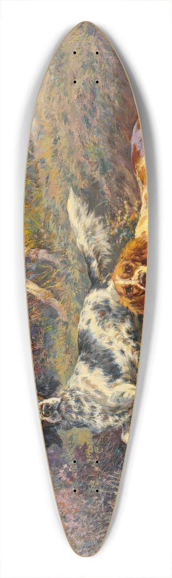 Edmund Henry Osthaus - Three Pointers 39.3 inch art pintail longboard deck