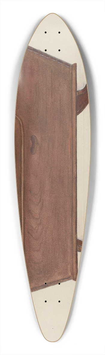 Edna C. Rex - Cradle 39.3 inch art pintail longboard deck