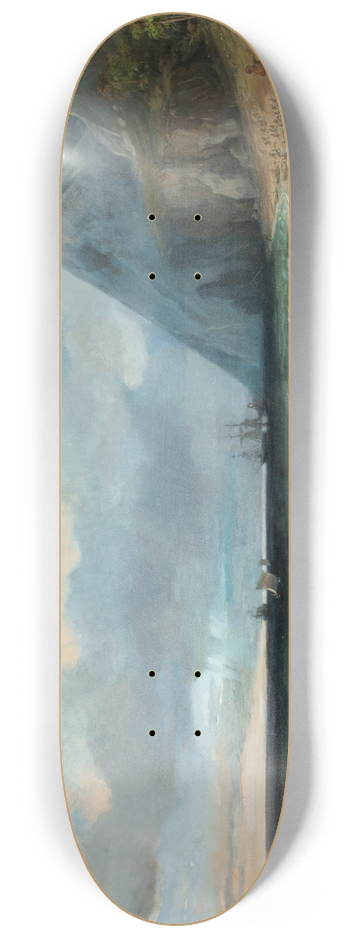 Jean-Charles Joseph Rmond - The Death of Captain Cook 8.25 inch art skate deck