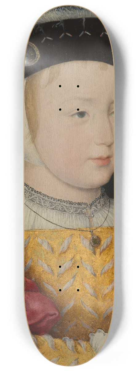 Jean Clouet - The Dauphin Franois, Son of Franois I 8.25 inch art skate deck