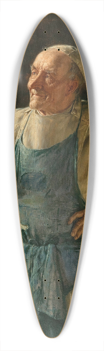 Eduard von Grtzner - Weinprobe 39.3 inch art pintail longboard deck