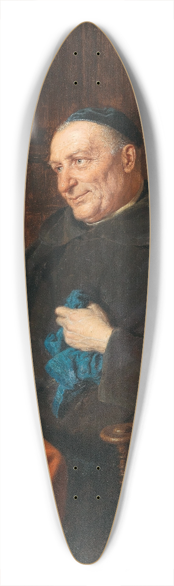 Eduard von Grtzner - Wine Tasting 39.3 inch art pintail longboard deck