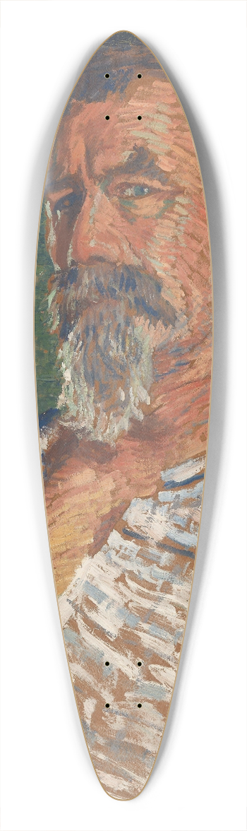 Edvard Diriks - Self-Portrait 39.3 inch art pintail longboard deck