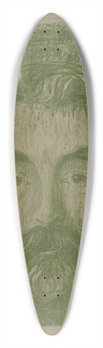 Edvard Munch - Stphane Mallarm 39.3 inch art pintail longboard deck