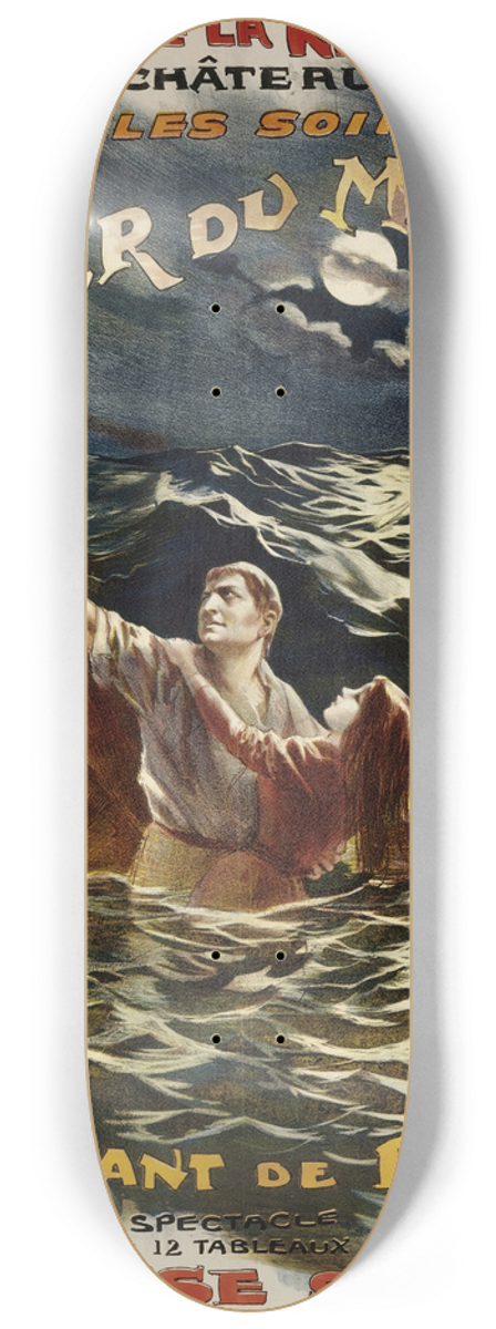 Jean de Paleologue - Le Tour Du Monde Dun Enfant De Paris 8.25 inch art skate deck