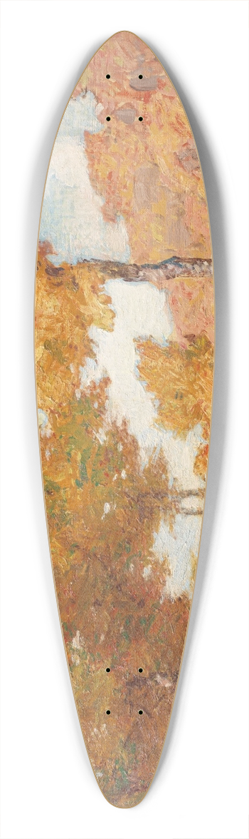 Edward Henry Potthast - Untitled 39.3 inch art pintail longboard deck