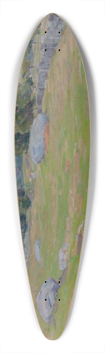 Edward Herbert Barnard - In the Fields 39.3 inch art pintail longboard deck