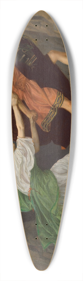 Edward John Poynter - Orpheus and Eurydice 39.3 inch art pintail longboard deck