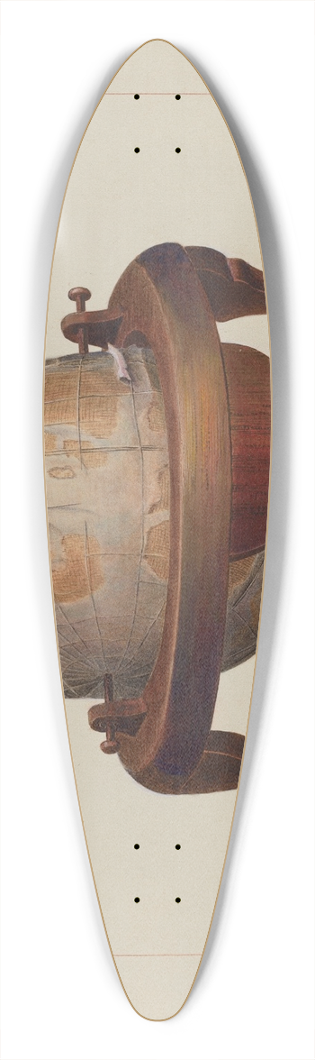 Edward L. Loper - Globe 39.3 inch art pintail longboard deck