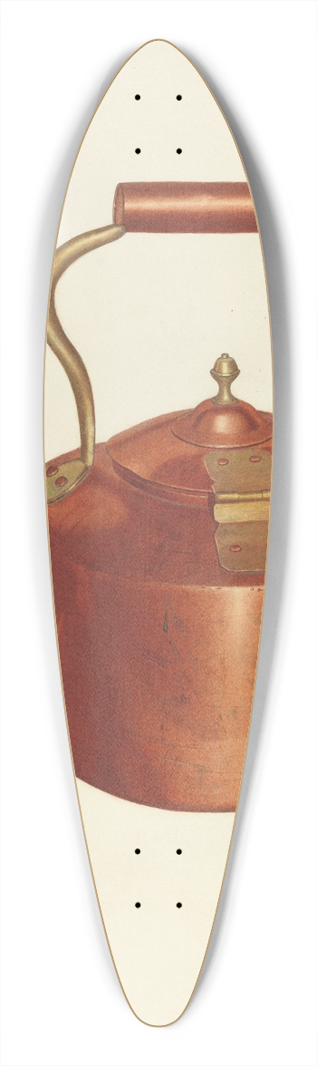 Edward L. Loper - Tea Kettle 39.3 inch art pintail longboard deck
