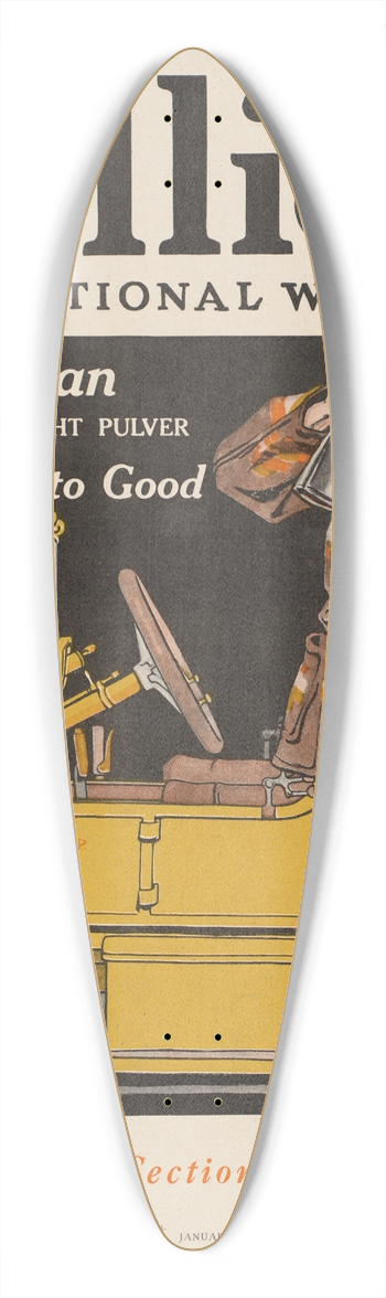 Edward Penfield - Colliers, automobile section. Colliers for January 10 39.3 inch art pintail longboard deck