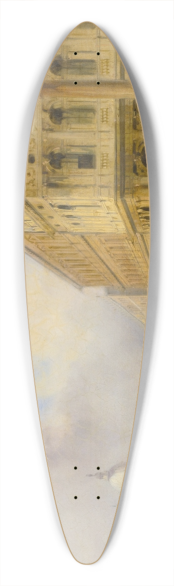 Edward Pritchett - The Grand Canal 39.3 inch art pintail longboard deck