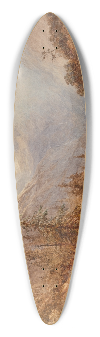 Edward Theodore Compton - Hollenthal, Bavaria 39.3 inch art pintail longboard deck
