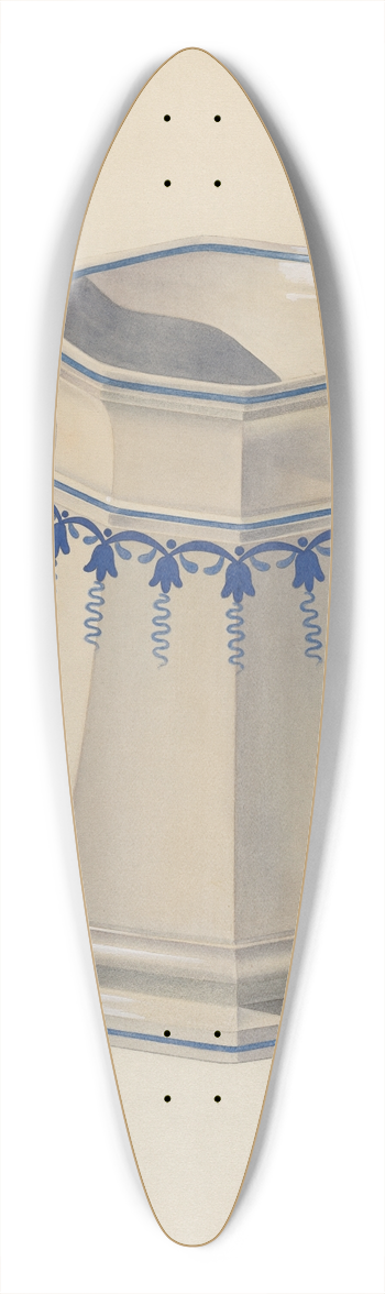 Edward White - Water Pitcher 39.3 inch art pintail longboard deck