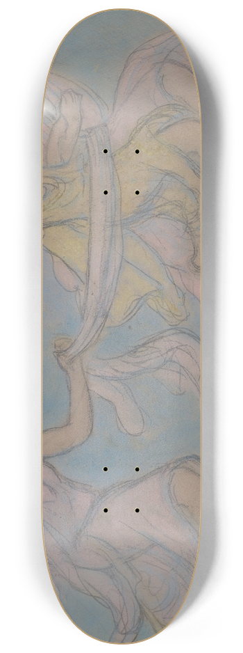 Jean-Francis Auburtin - Children at Play 8.25 inch art skate deck