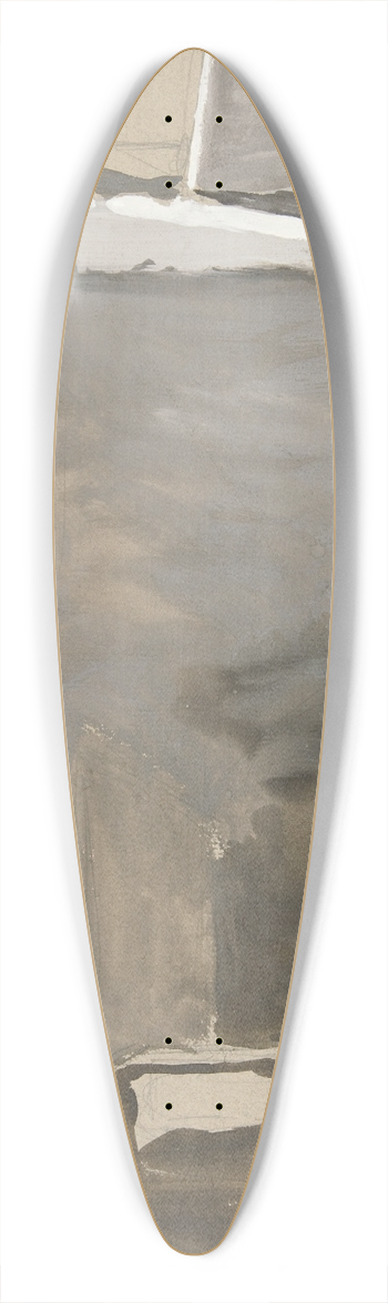 Edwin Austin Abbey - InteriorStudy 39.3 inch art pintail longboard deck