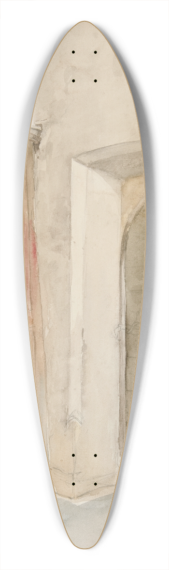 Edwin Austin Abbey - InteriorStudy 39.3 inch art pintail longboard deck