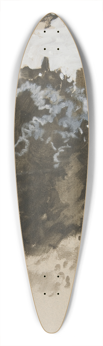 Edwin Austin Abbey - Landscape withtree 39.3 inch art pintail longboard deck