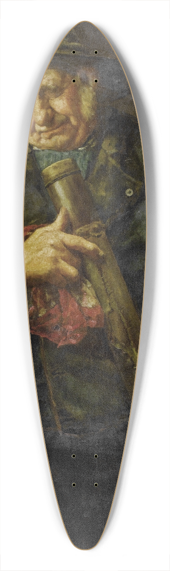 Edwin Harris - Inspecting The Lens 39.3 inch art pintail longboard deck