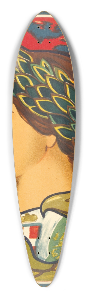 Edwin Howland Blashfield - SPQR 39.3 inch art pintail longboard deck