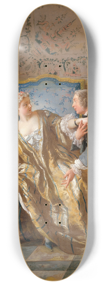 Jean-Franois de Troy - The Garter 8.25 inch art skate deck