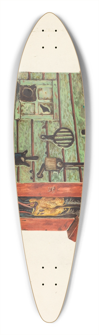 Einar Heiberg - Mechanical Bank 39.3 inch art pintail longboard deck