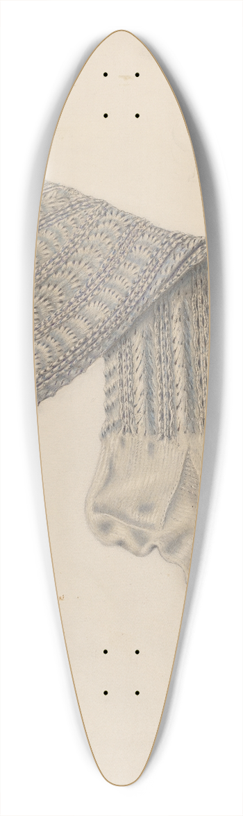 E.J. Gilsleider - Knit Hose 39.3 inch art pintail longboard deck