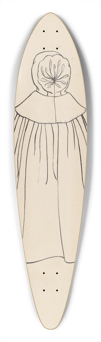 Eleanor Gausser - Cape 39.3 inch art pintail longboard deck
