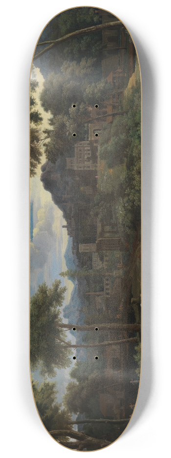 Jean-Franois Millet - Klassische Landschaft 8.25 inch art skate deck