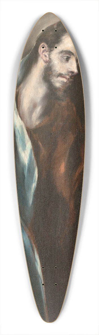 El Greco (Domenikos Theotokopoulos) - Apostle St Thomas 39.3 inch art pintail longboard deck
