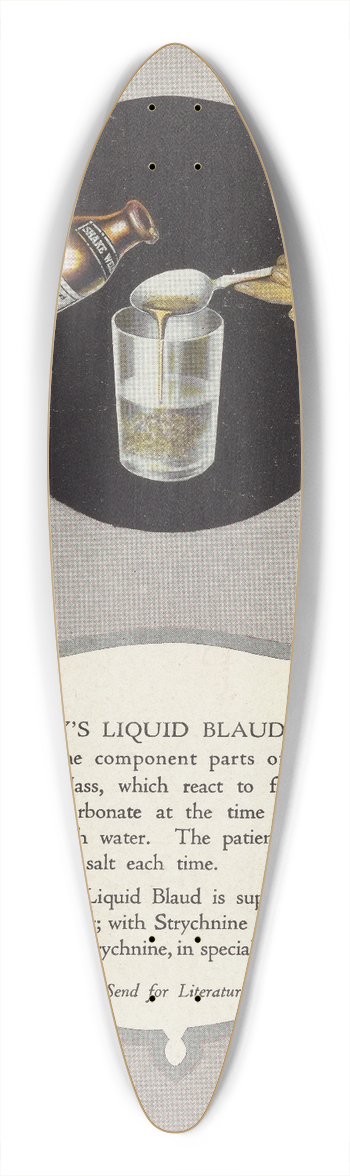 Eli Lilly & Company - Lillys Liquid Blaud 39.3 inch art pintail longboard deck
