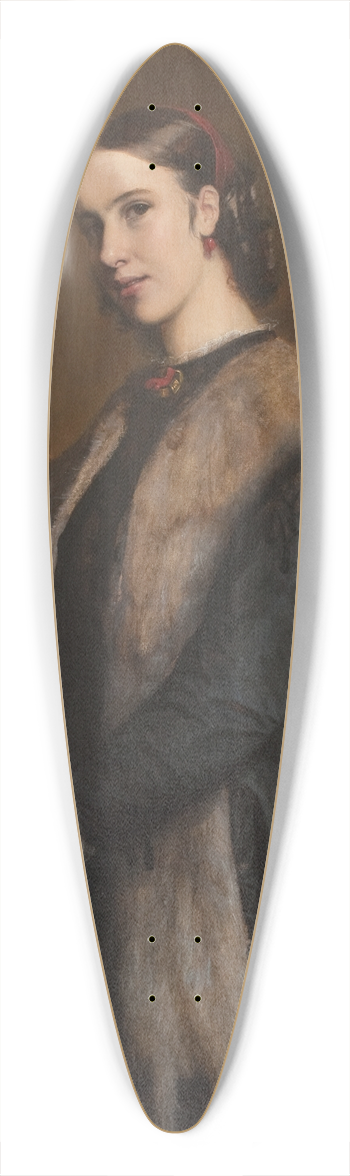 Elisabeth Jerichau Baumann - Forfatterinden Emma Kraft 39.3 inch art pintail longboard deck