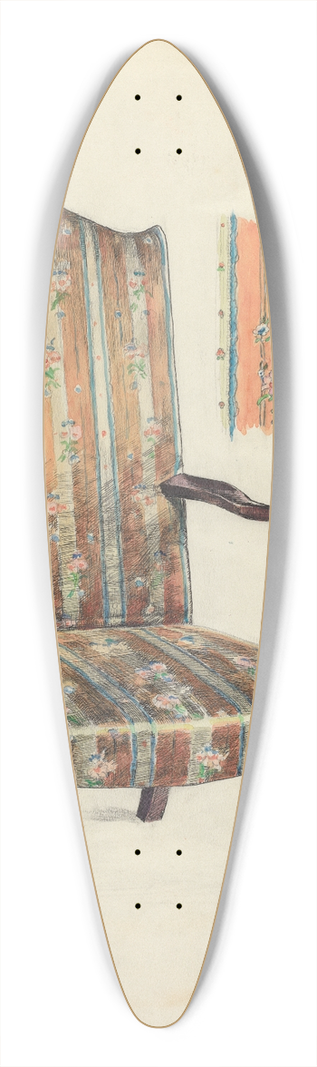 Elizabeth Curtis - Hepplewhite Arm Chair 39.3 inch art pintail longboard deck