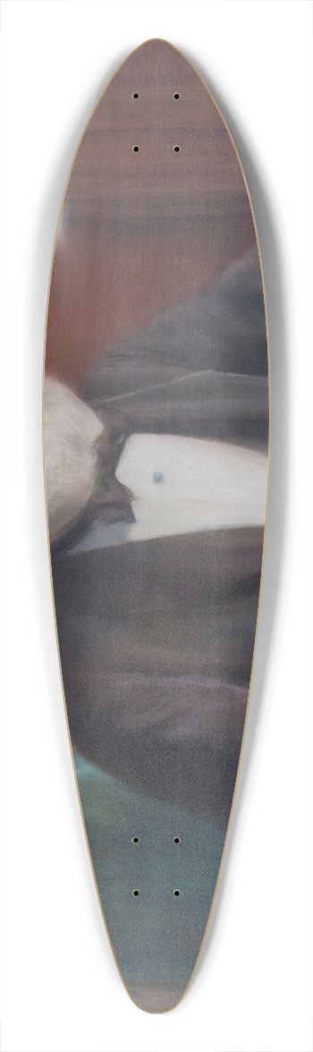 Elizabeth Nourse - Benn Pittman 39.3 inch art pintail longboard deck