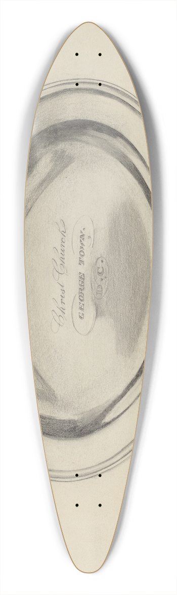 Ella Josephine Sterling - Silver Communion Plate 39.3 inch art pintail longboard deck