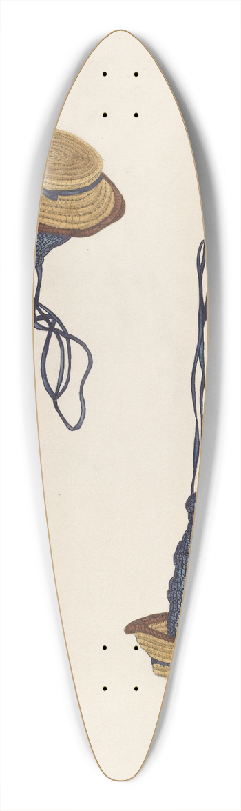 Ellen Duncan - Wedding Coin Purse 39.3 inch art pintail longboard deck