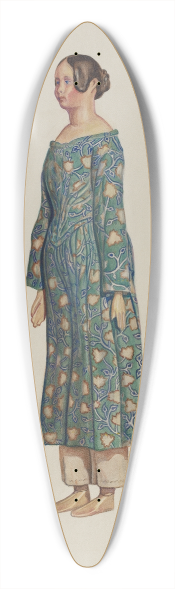 Elmer R. Kottcamp - Doll 39.3 inch art pintail longboard deck