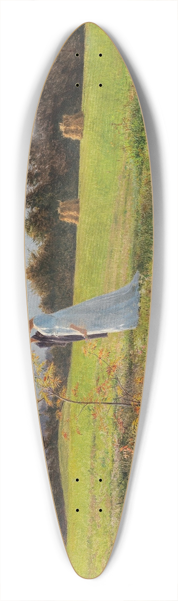 Emanuel Baschny - Ein Sommertag 39.3 inch art pintail longboard deck