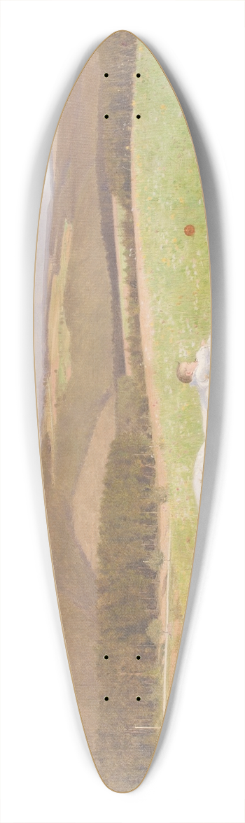 Emanuel Baschny - Sommeridyll 39.3 inch art pintail longboard deck