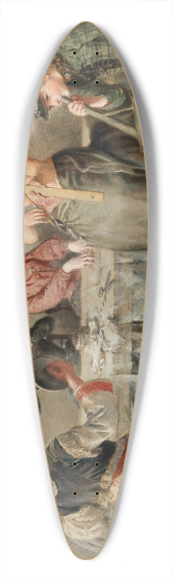 Emanuel Spitzer - The Improvised Orchestra 39.3 inch art pintail longboard deck