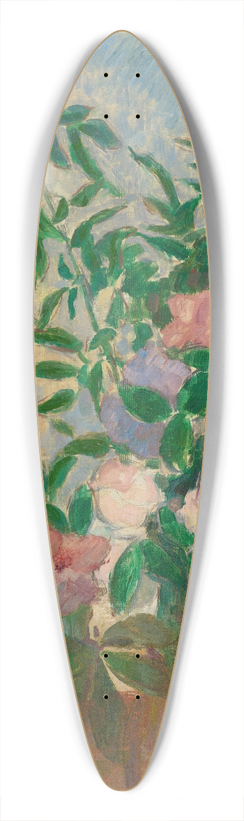 Emile Bernard - Nature morte au vase de fleurs 39.3 inch art pintail longboard deck
