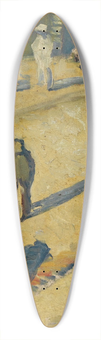 Emile Bernard - Scne De Rue 39.3 inch art pintail longboard deck